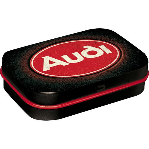 Cajita Mints 6x9,5x2 cms. Audi - Logo Red Shine