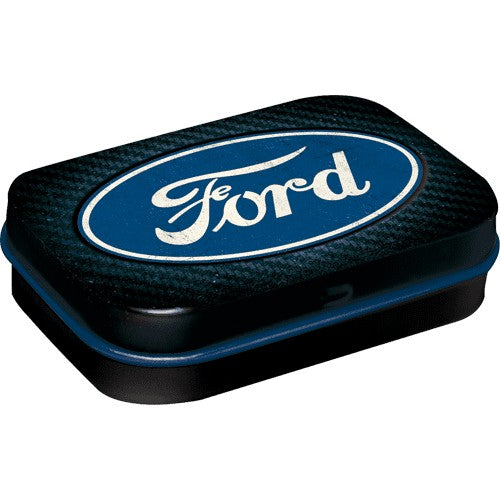 Cajita Mints 6x9,5x2 cms. Ford - Logo Blue Shine