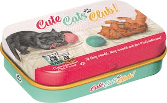 Cajita Mints 6x9,5x2 cms. Cute Cats Club