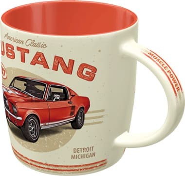 Taza Ford Mustang GT 1967 Red