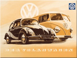 Iman 6x8 cms. VW Beetle & Bulli